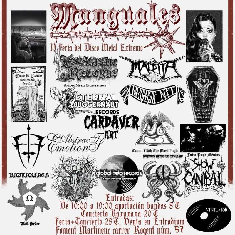 Información de la II Feria del Disco de Metal Extremo en Barcelona