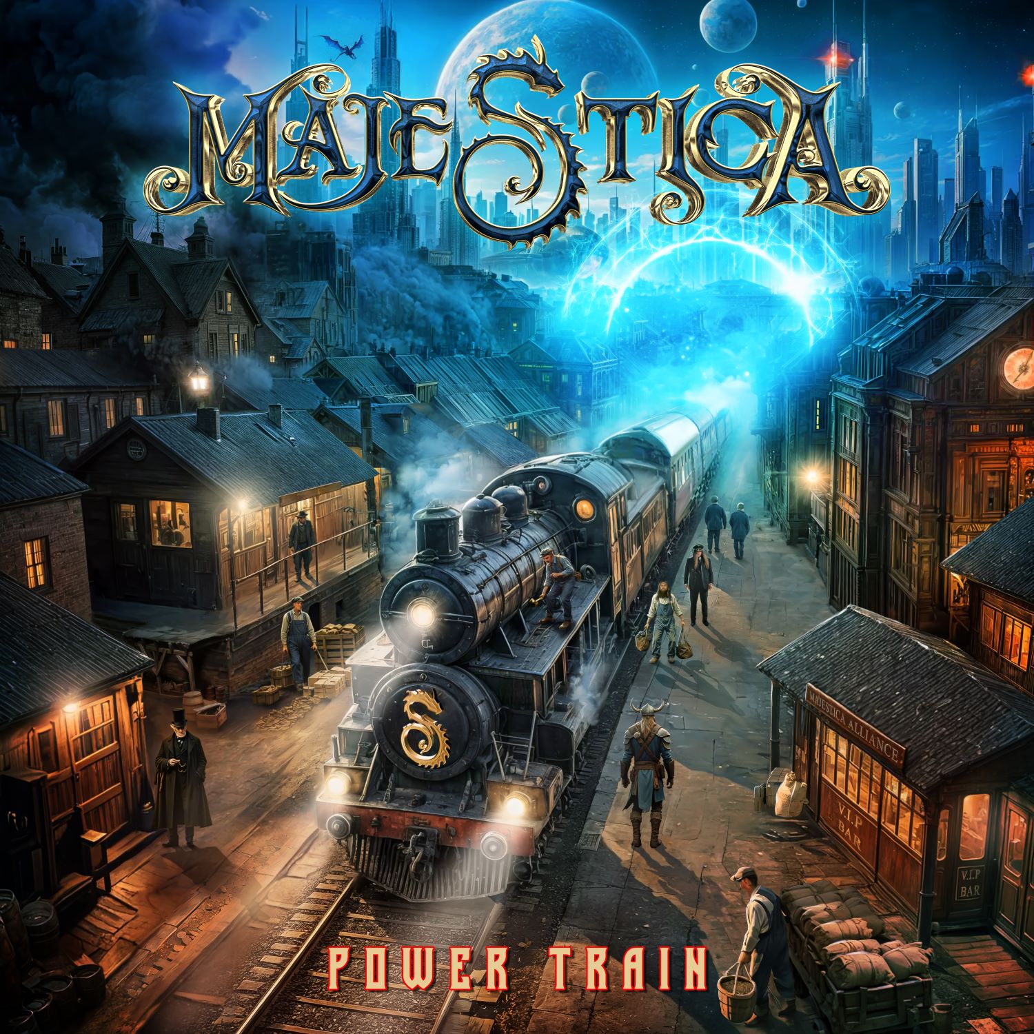 “Power Train” es el título oficial del nuevo trabajo del cuarteto sueco de power metal Majestica.