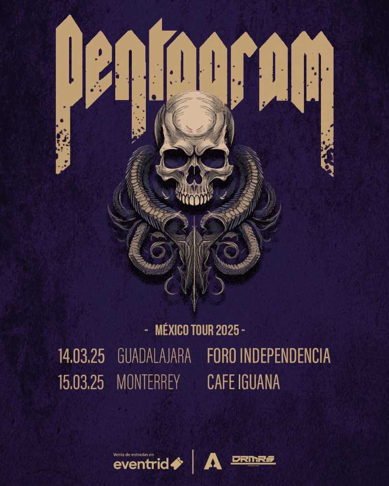 Tour americano de Pentagram en marzo de 2025