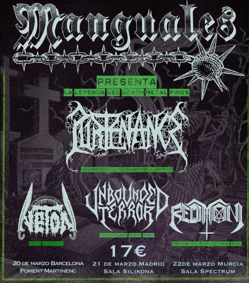 Gira de Purtenance en España junto a Netón, Redimoni y Unbounded Terror