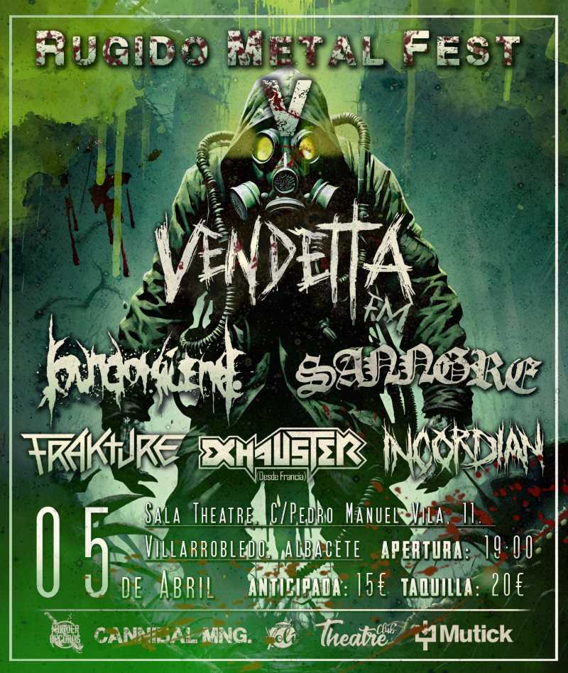 Nueva edición del Rugido Metal Fest 2025 el 5 de abril en Villarrobledo