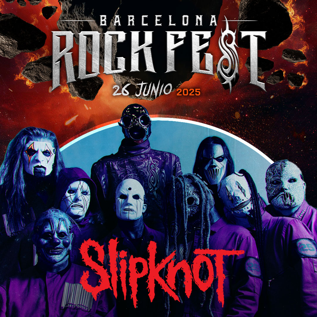 El Rock Fest 2025 confirma a Slipknot y Alestorm como nuevos cabezas de cartel atípicos
