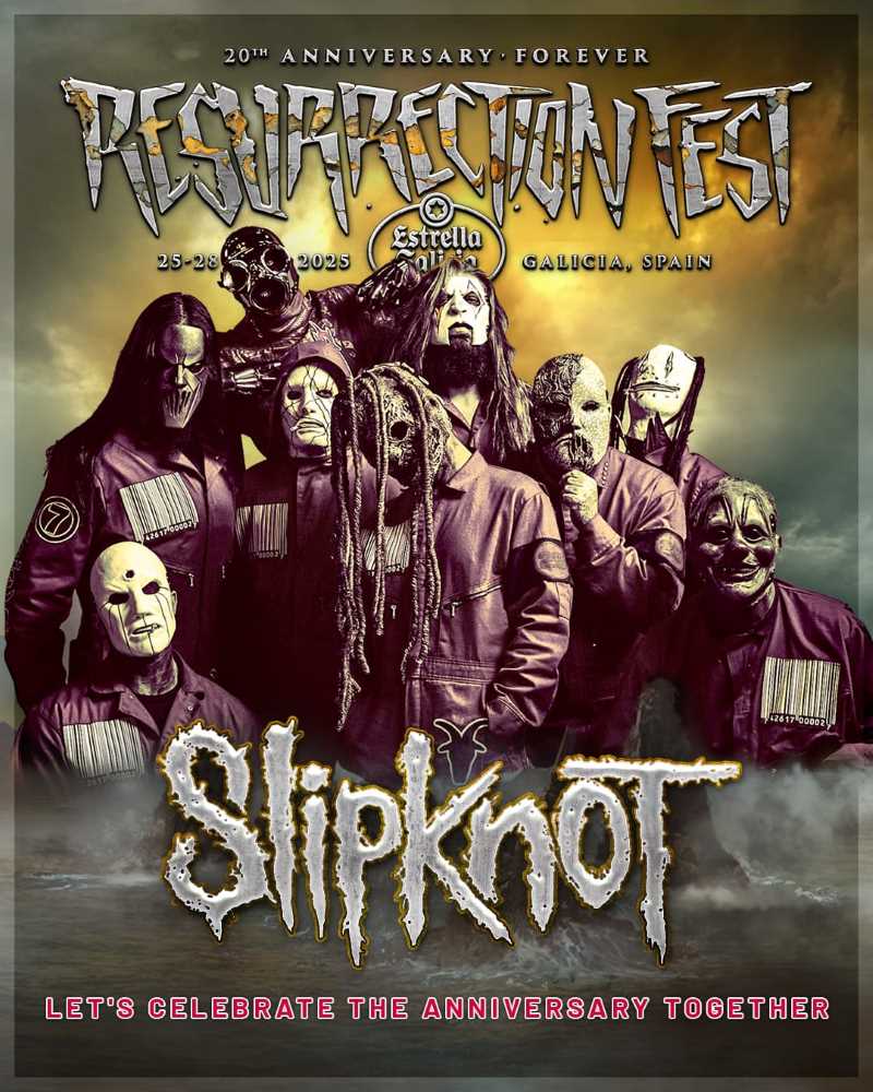 Slipknot confirmados al Resurrection Fest 2025