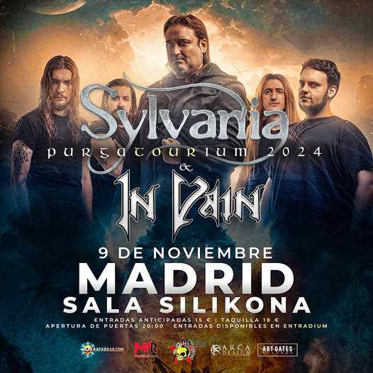La Gira «Purgatorium» de Sylvania el 9 de noviembre en Madrid