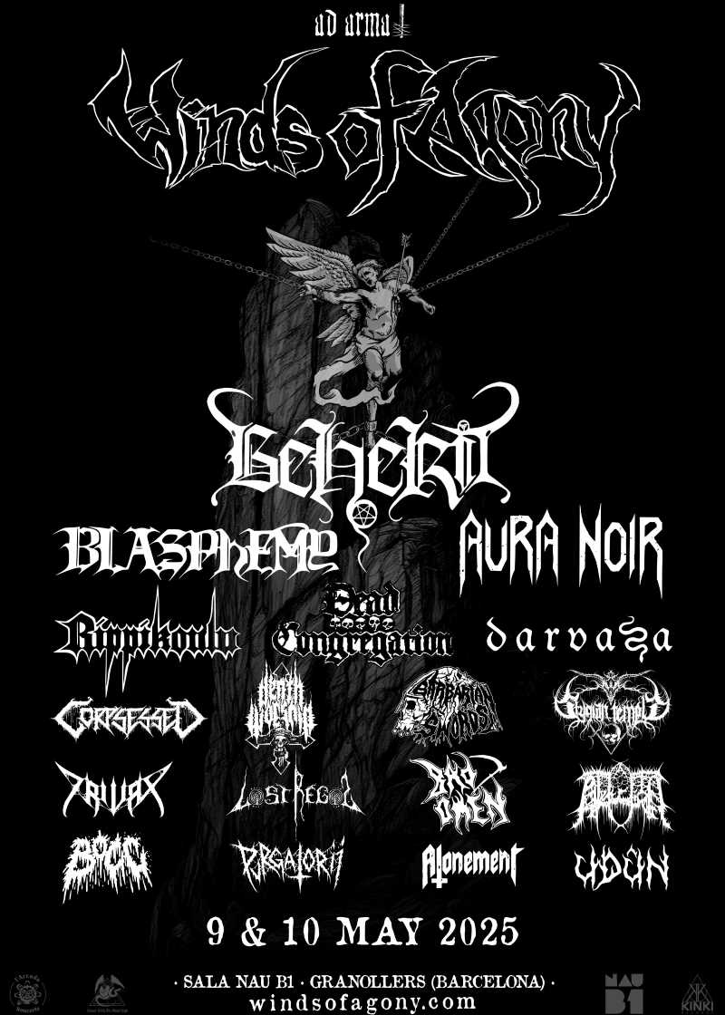 Beherit completan el cartel del Winds Of Agony 2025