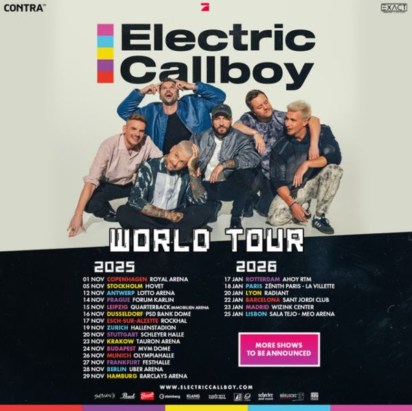 Fechas del Electric Callboy World Tour