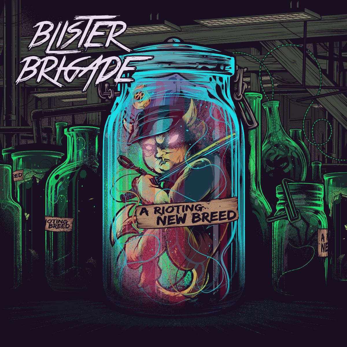 La banda de hard rock / heavy metal Blister Brigade ha anunciado un nuevo álbum con “A Rioting New Breed”