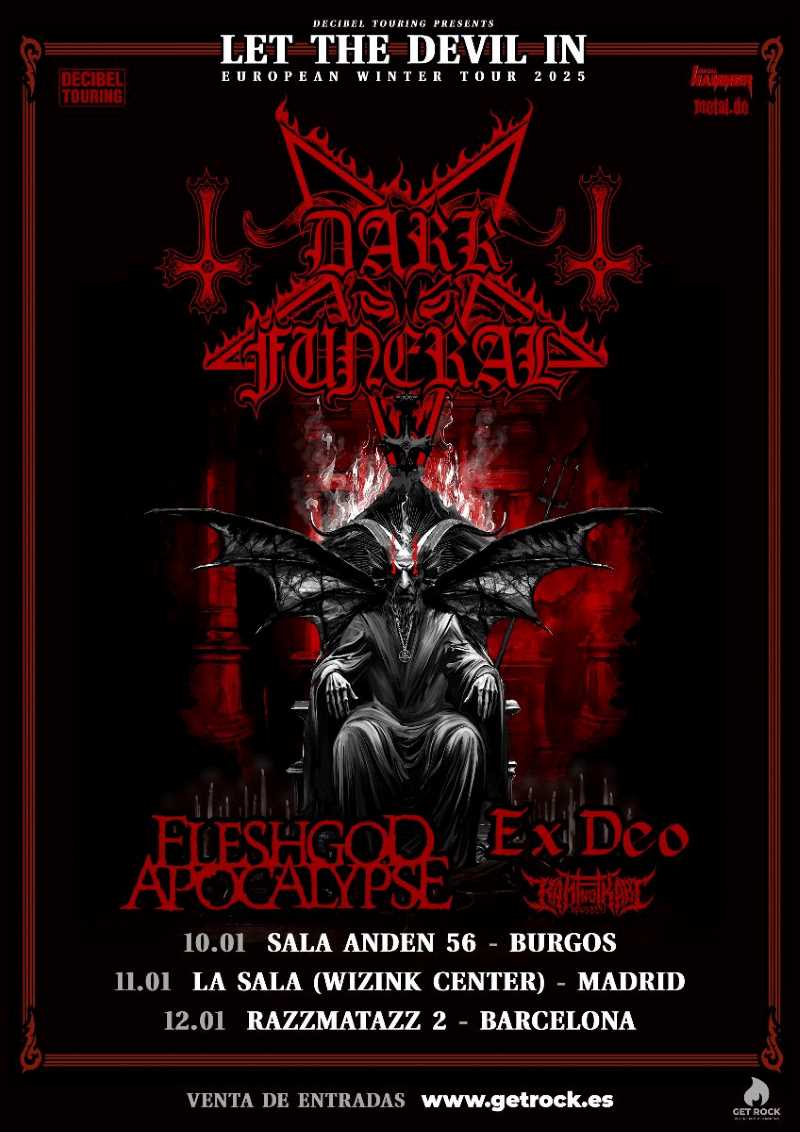 Fechas de la gira de Dark Funeral para enero de 2025