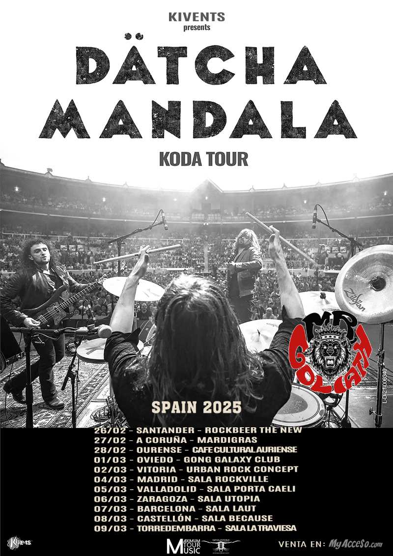 Confirmada la extensa gira de Dätcha Mandala con Mr. Goliath