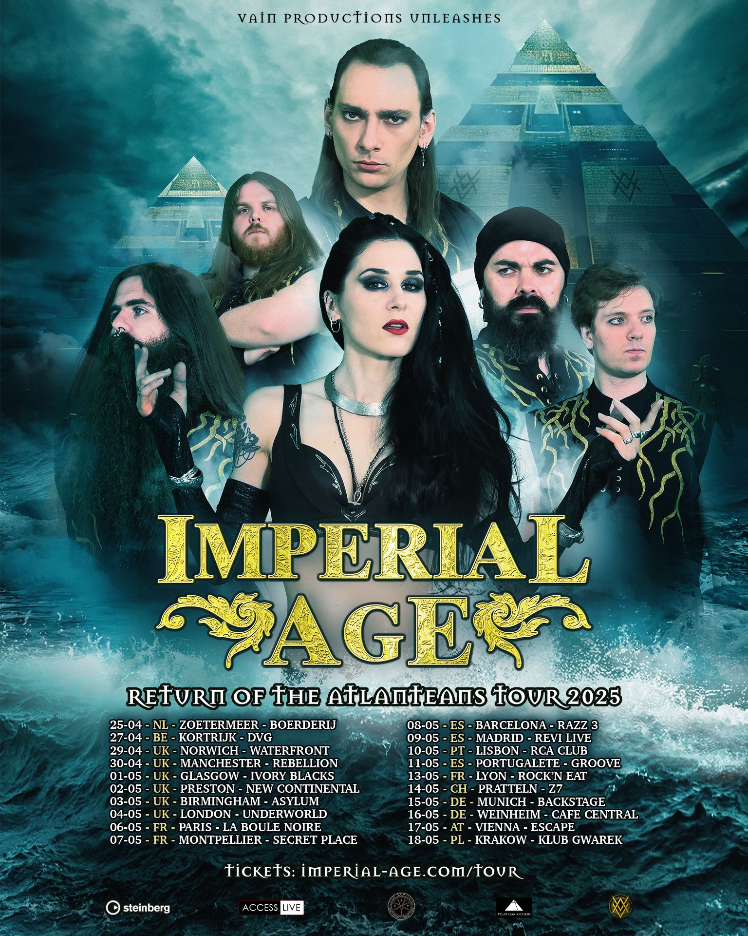 Fechas del tour europeo de Imperial Age