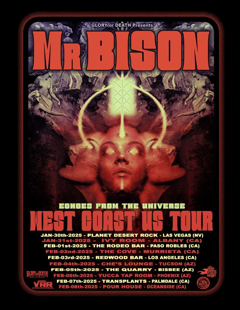 Fechas de la gira norteamericana de Mr.Bison