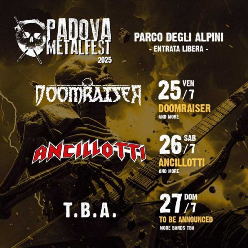 Anunciados los headliners del Padova Metal Fest 2025