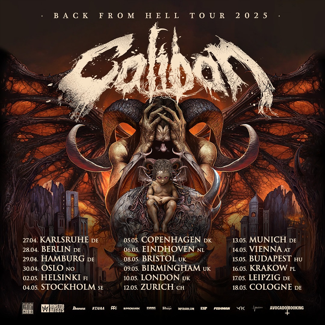 Fechas del tour europeo de los alemanes Caliban