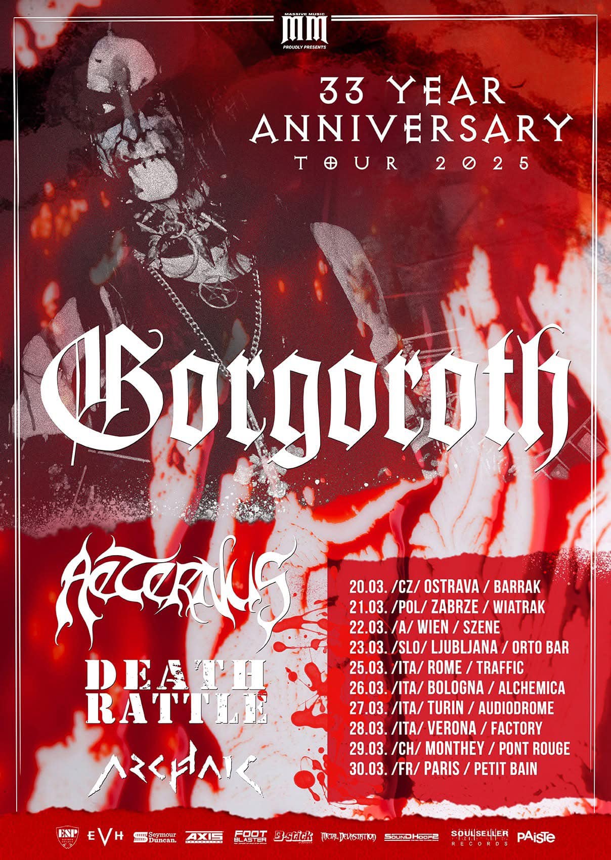 Nuevas fechas europeas de Gorgoroth en marzo