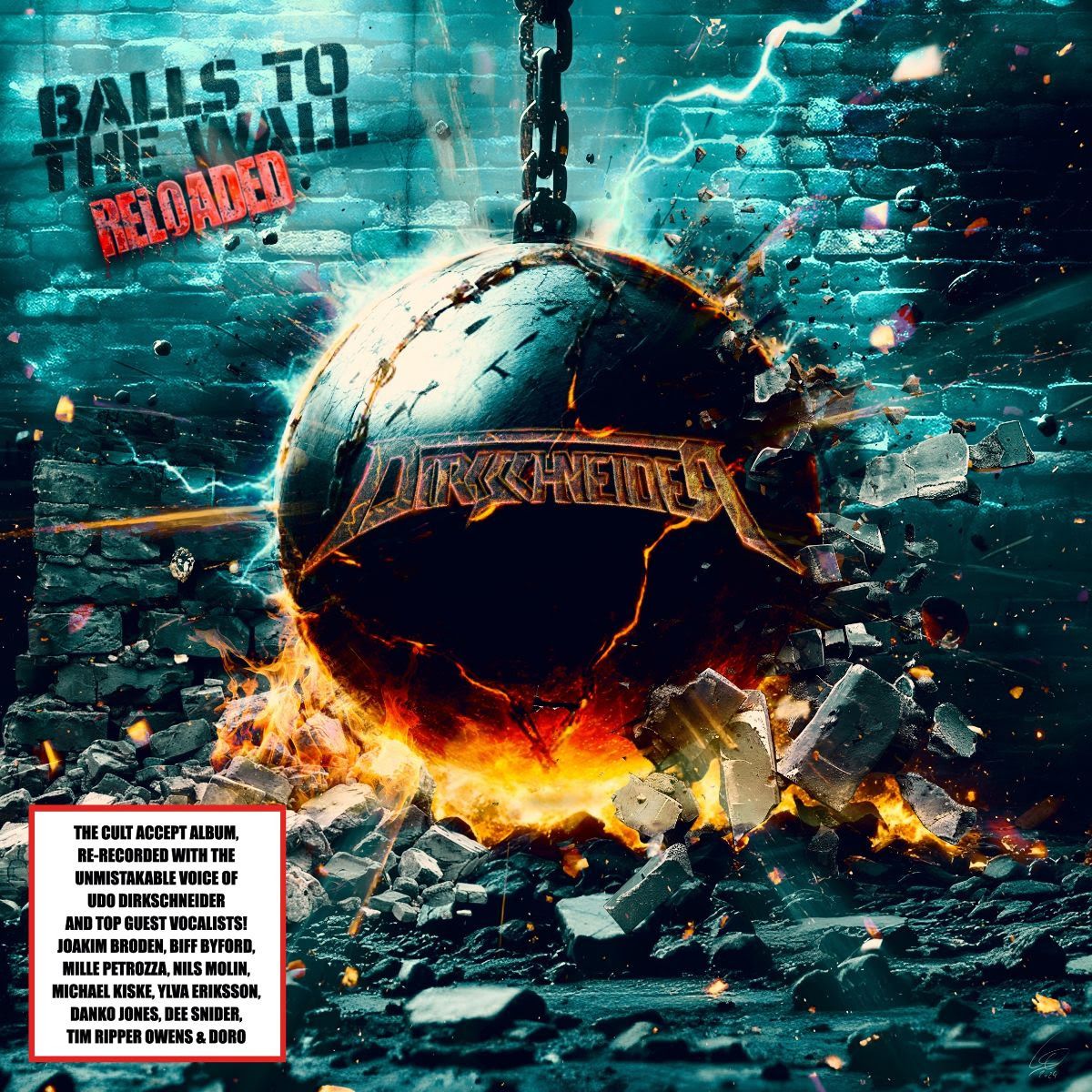 Udo Dirkschneider ha grabado una nueva versión especial del disco de Accept «Balls To The Wall» por su 40 niversario