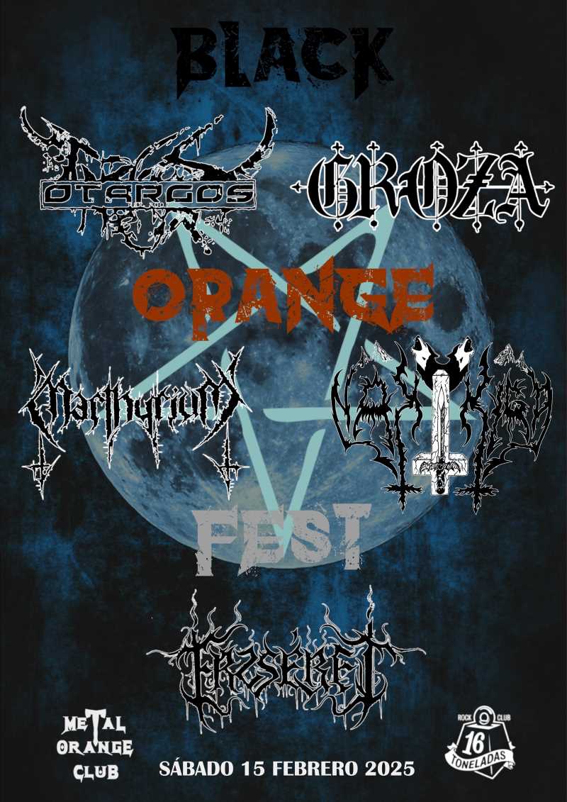Nueva edición del Black Orange Fest el 15 de febrero en Valencia