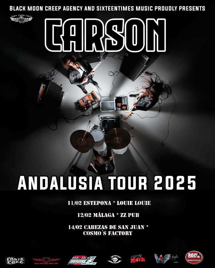 Fechas en Andalucia de la banda de Stoner suiza Carson