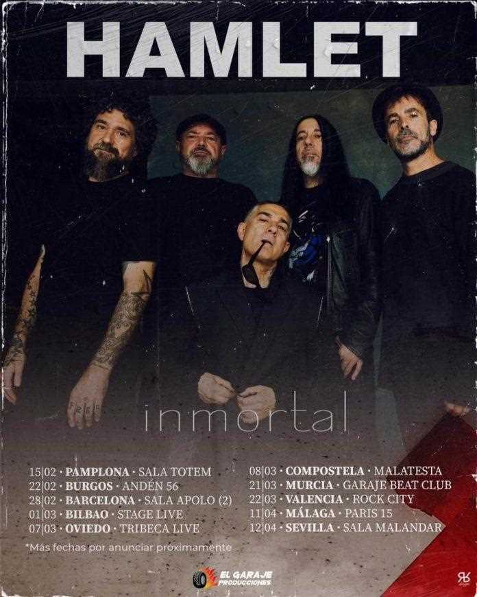 Hamlet anuncia fechas de presentación de su álbum «Inmortal»