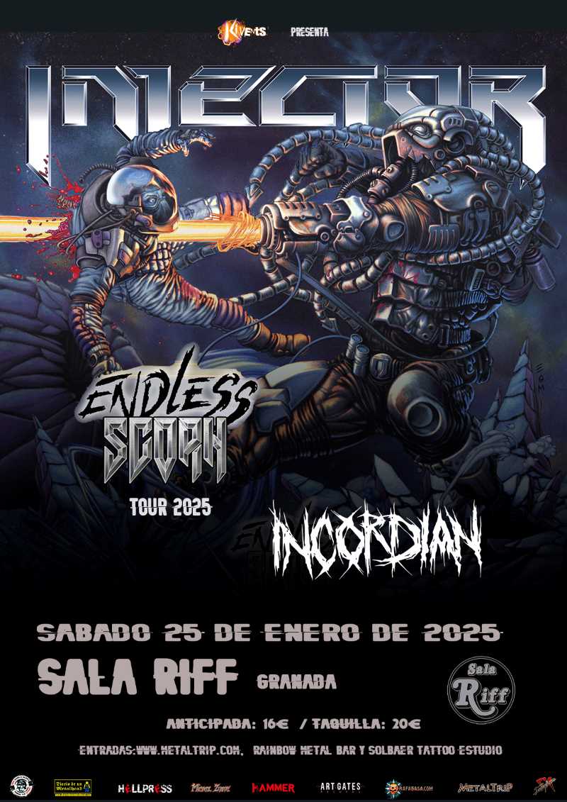 Granada primera fecha de la gira de Injector el 25 de enero