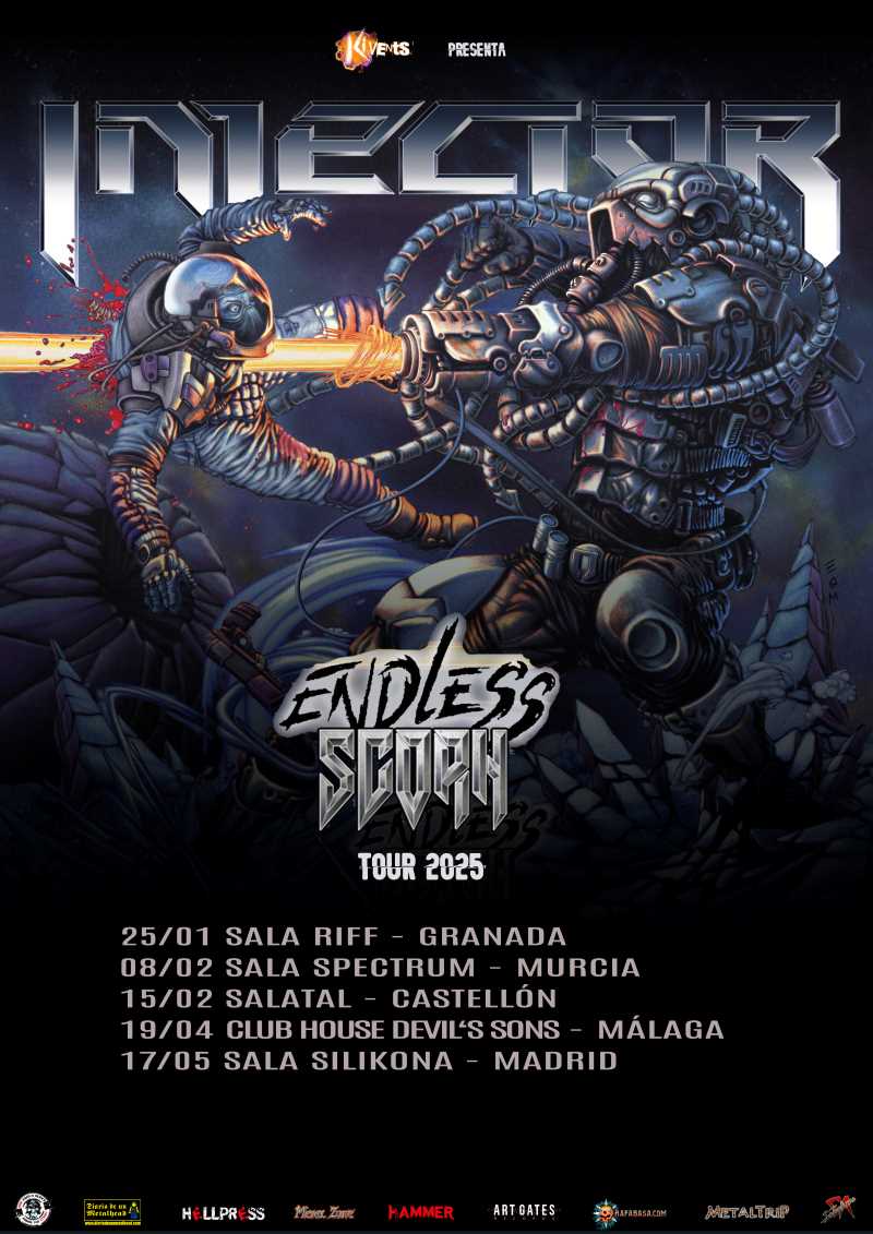 Injector añade más concierto para su gira de presentación de «Endless Scorn»