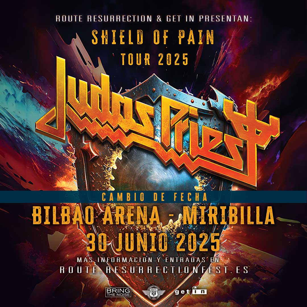 Cambio de fecha del concierto de Judas Priest en Bilbao