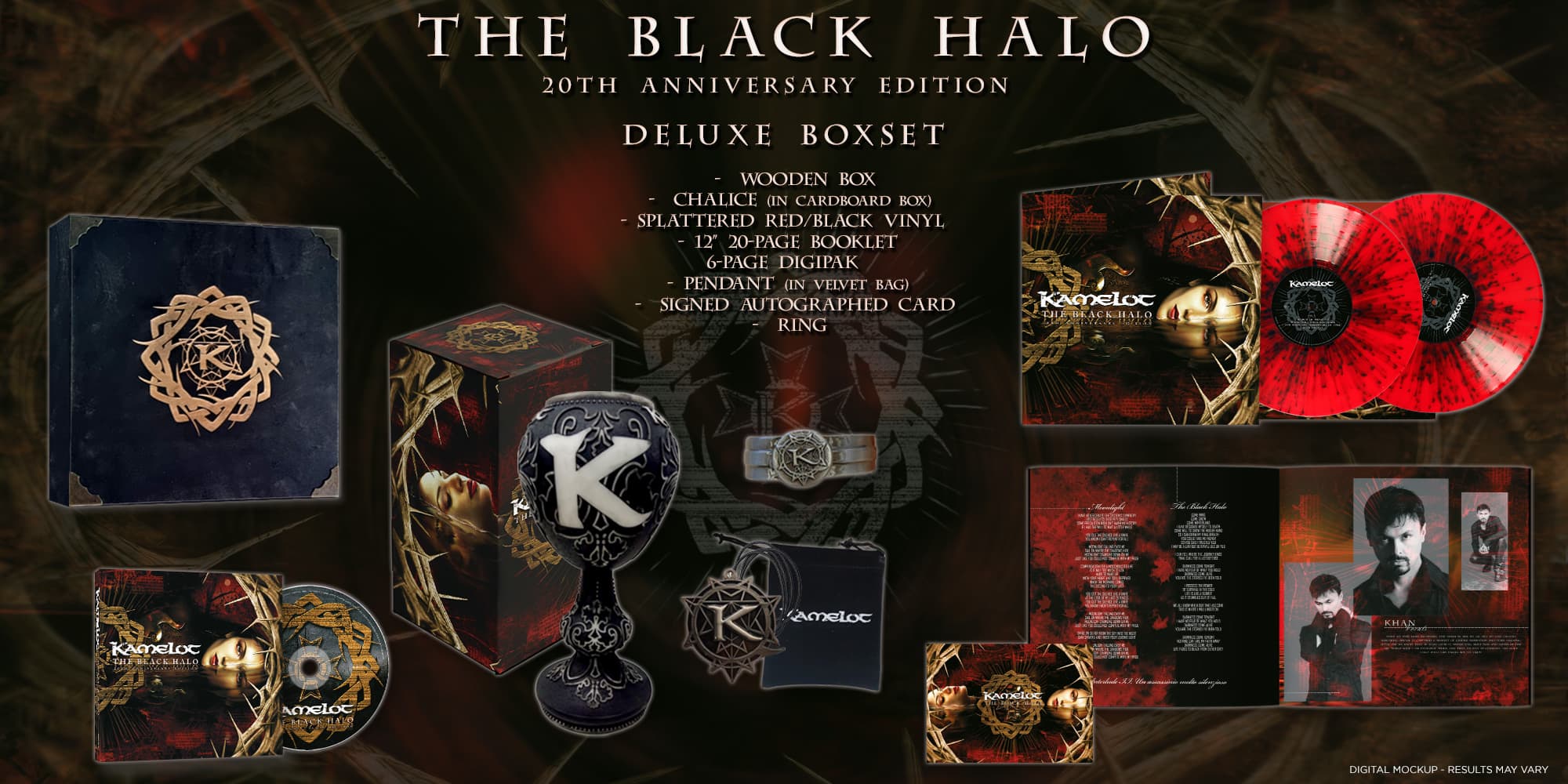 Kamelot celebra el vigésimo aniversario del destacado álbum The Black Halo con nuevos formatos de reedición