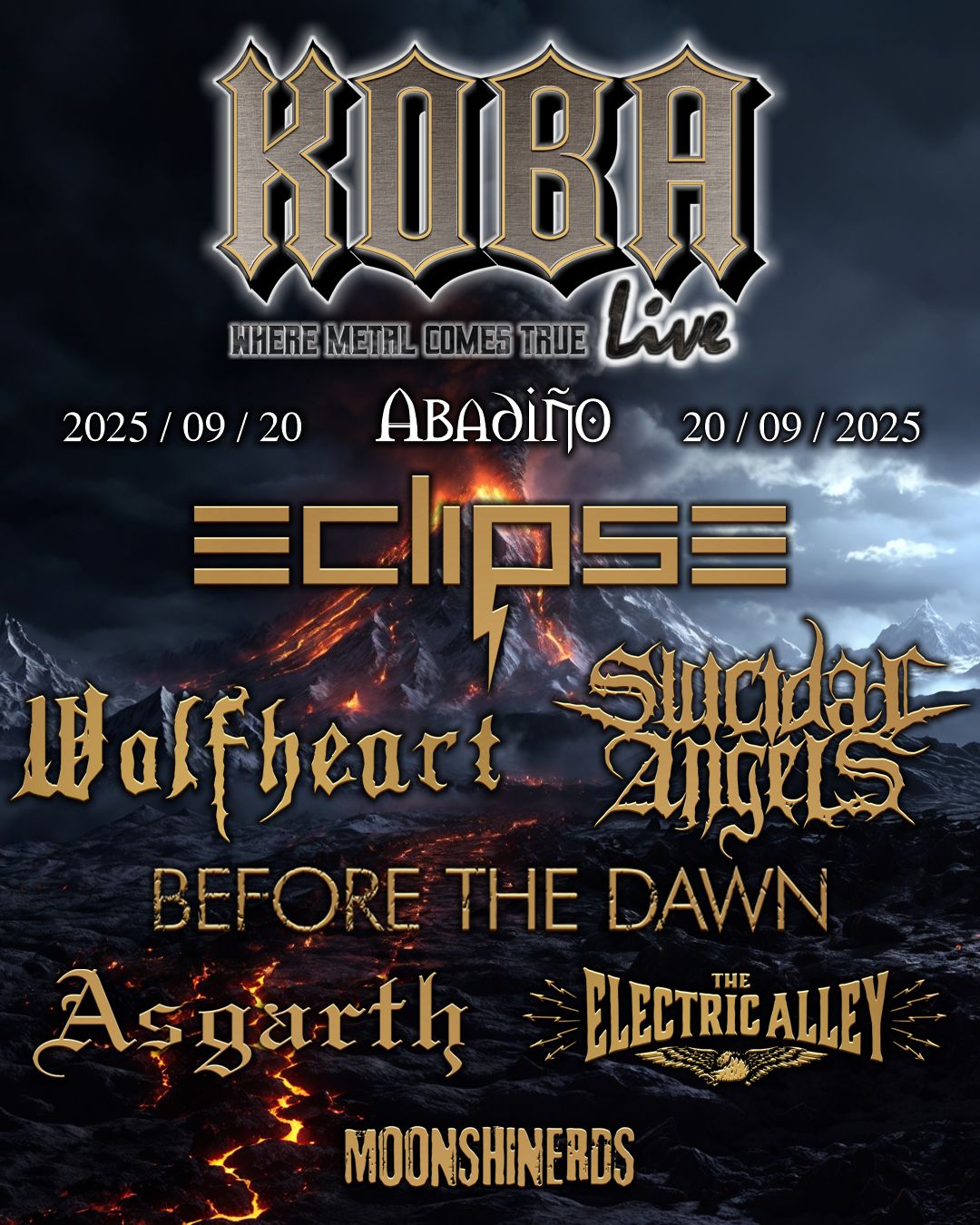 Asgarth y Moonshinerds se suman al cartel del festival Koba Live 2025.
