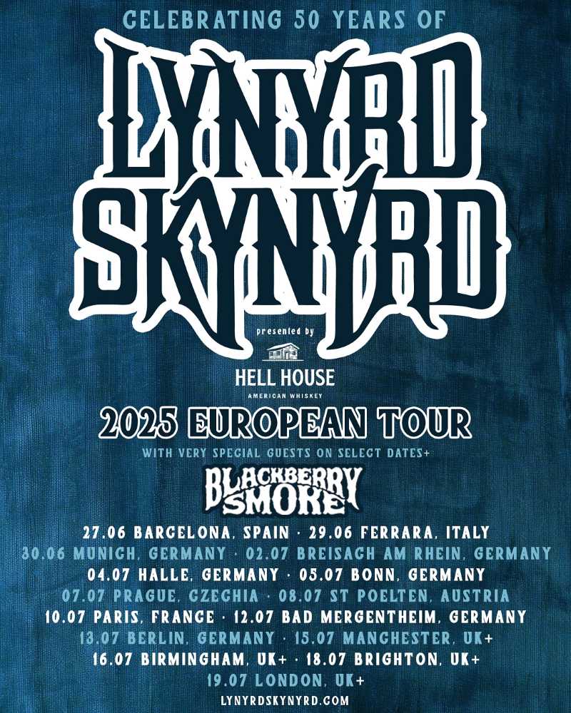 Lynyrd Skynyrd Anuncia Gira Aniversario con parada en España