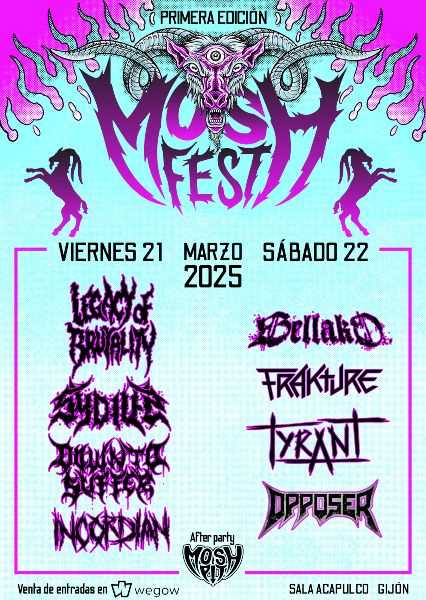 El Mosh Fest, nuevo festival de Metal Extremo en Asturias