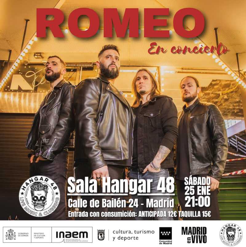 Romeo presenta «Origen» en Madrid el sábado 25 de enero