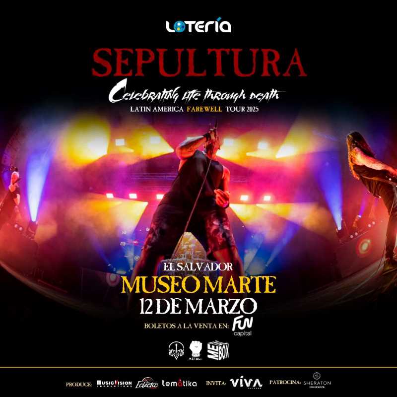 Concierto despedida de Sepultura en El Salvador