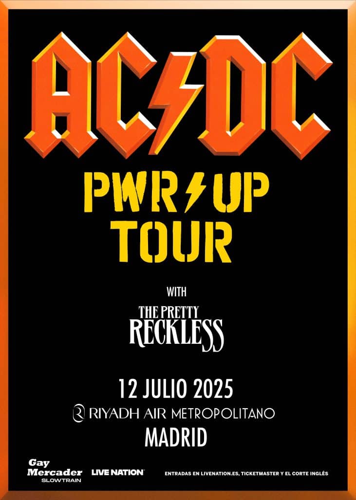 ¡El Power Up Tour de AC/DC viene a España con fecha única en 2025!