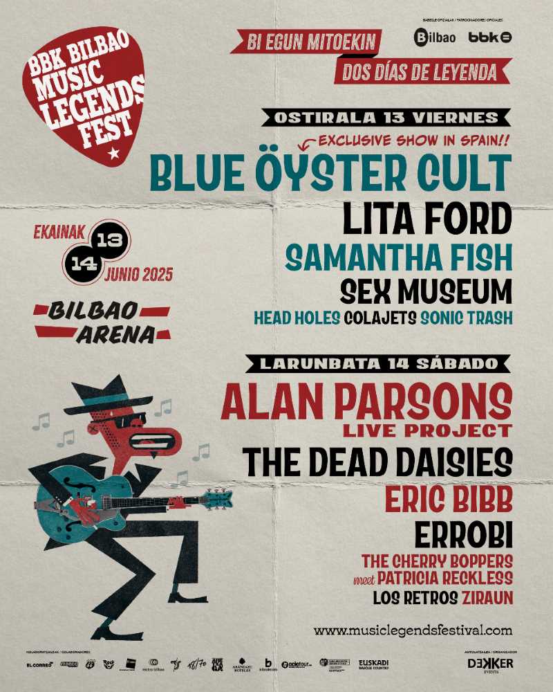 Completo el cartel del BBK Bilbao Music Legends Fest