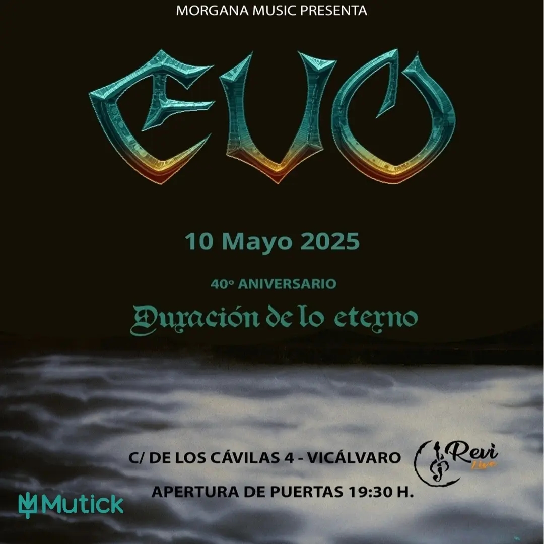 EVO celebrará el 40º aniversario de “Duración de lo Eterno” en Madrid