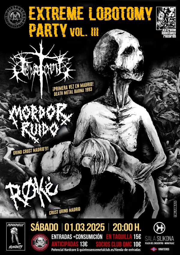 El 1 de marzo nueva edición del Extreme Lobotomy Party en la Sala Silikona de Madrid