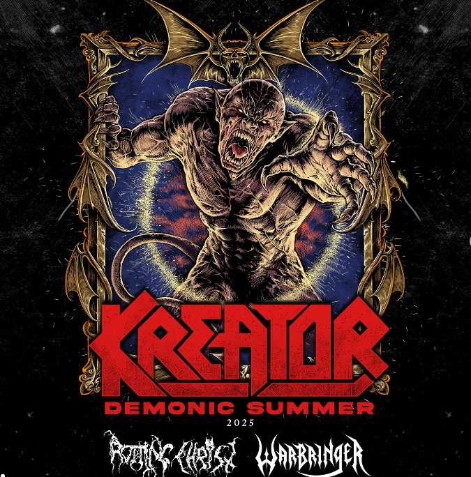 Kreator anuncia tres shows íntimos y especiales en su gira 2025