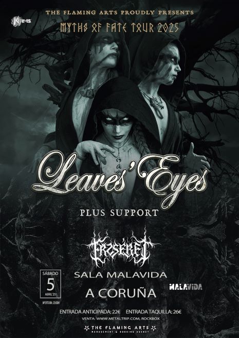 Leaves' Eyes en A Coru&ntilde;a