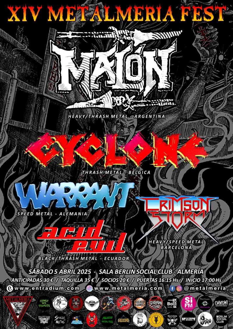 Actualizado el cartel del Metalmeria Fest 2025