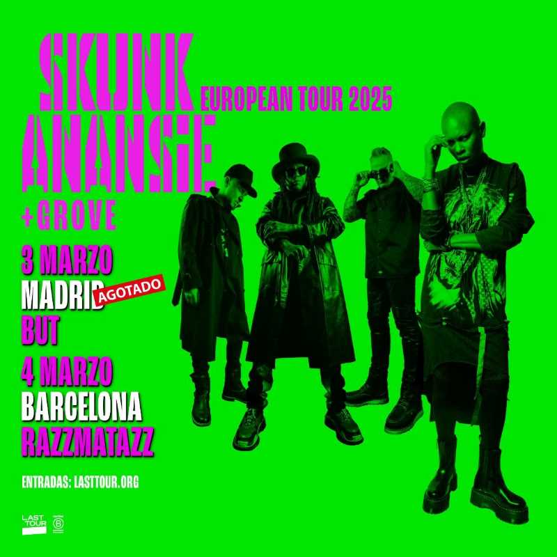 Skunk Anansie este mes de marzo en Madrid y Barcelona