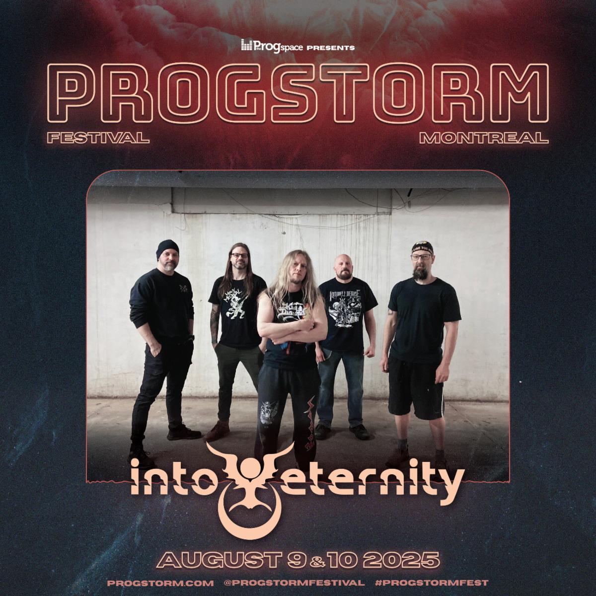 El ProgStorm, un festival dedicado a la música Progresiva en Canadá confirma a Into Eternity como headliner del festival.