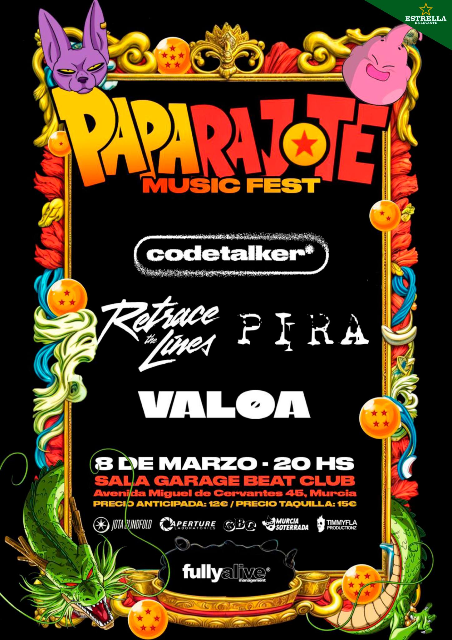 Nueva edición del Paparajote Music Fest el próximo 8 de marzo en la Garaje Beat Club de la ciudad de Murcia.