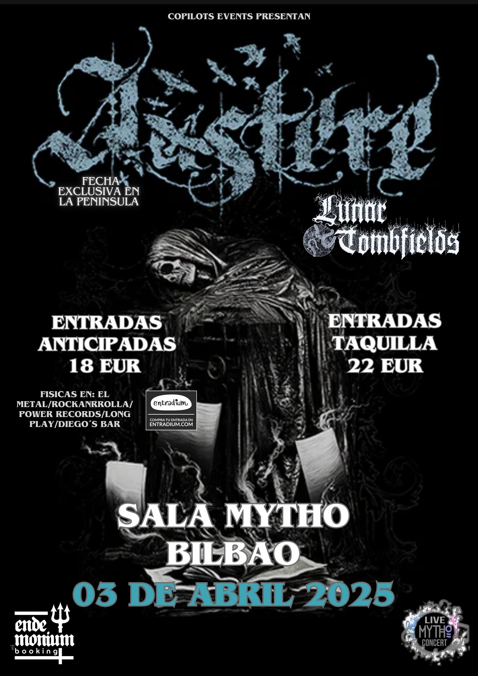 Show exclusivo de la banda Austere en Bilbao
