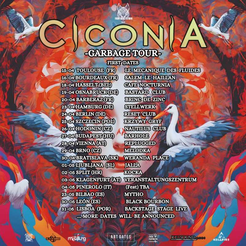 Ciconia anuncia fechas de su tour europeo para presentar su nuevo álbum