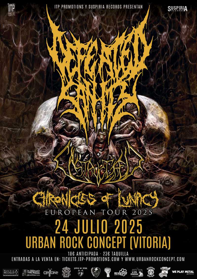 Defeated Sanity con Unstructured en Urban Rock Concept de Vitoria el 24 de julio