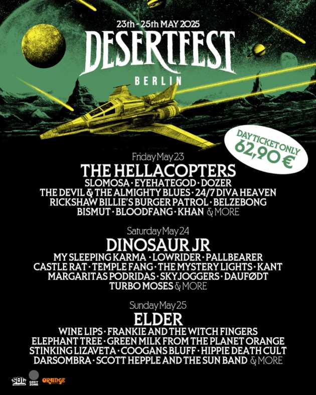 Nueva bandas añadidas al cartel del Desertfest Berlin 2025