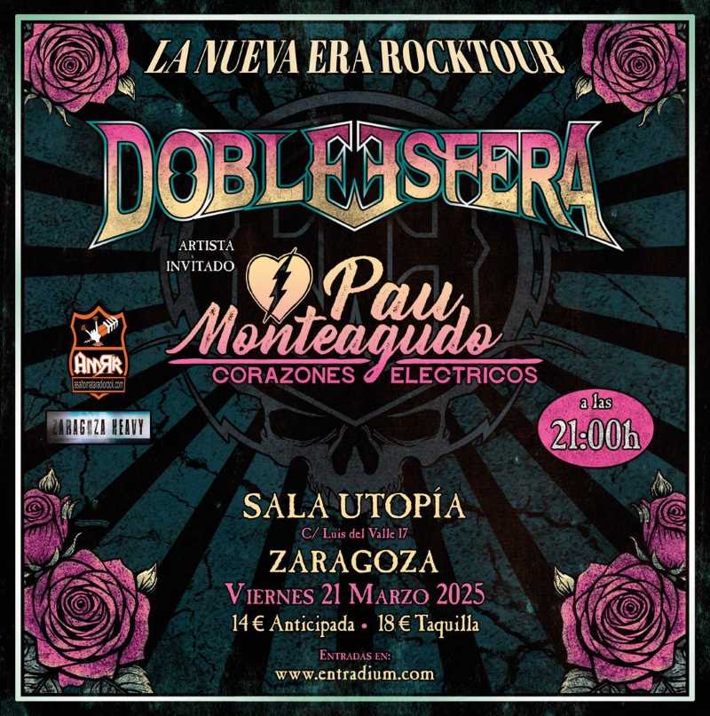 Doble Esfera en Zaragoza este viernes 21 de marzo