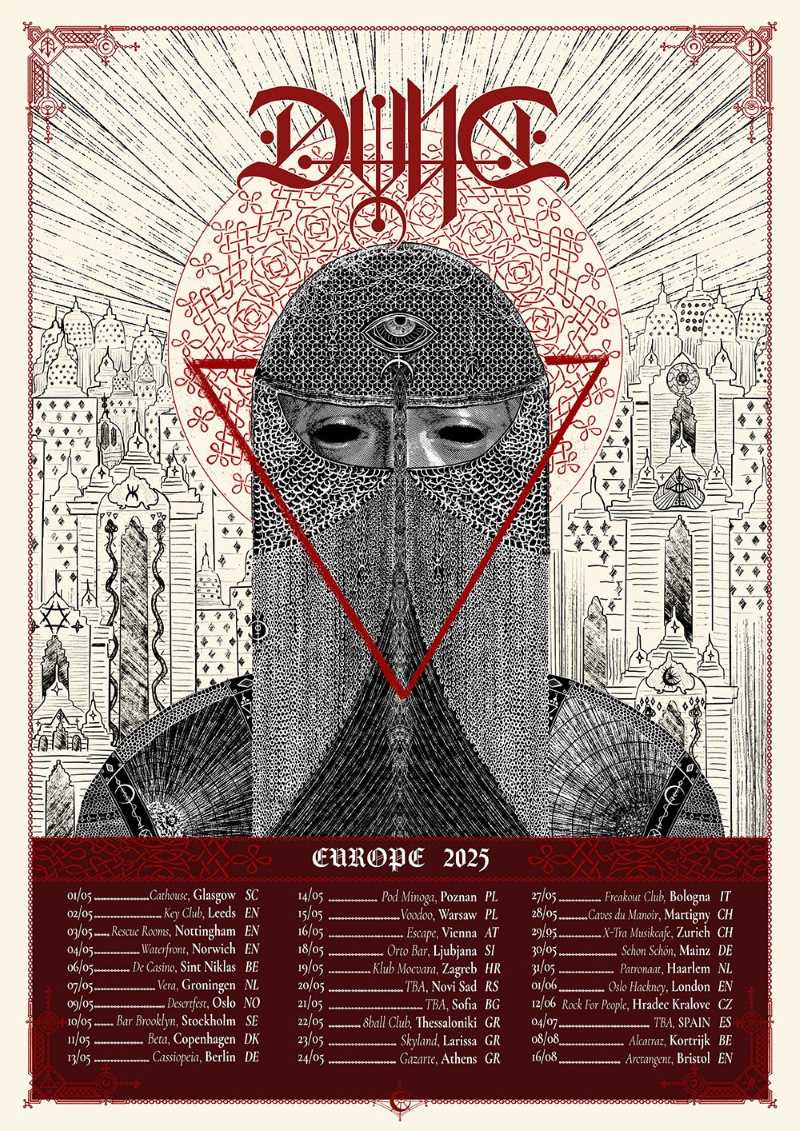 Dvne anuncia fechas en Europa para presentar su disco «Voidkind»