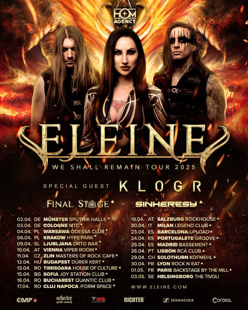 Fechas de la gira española de Eleine
