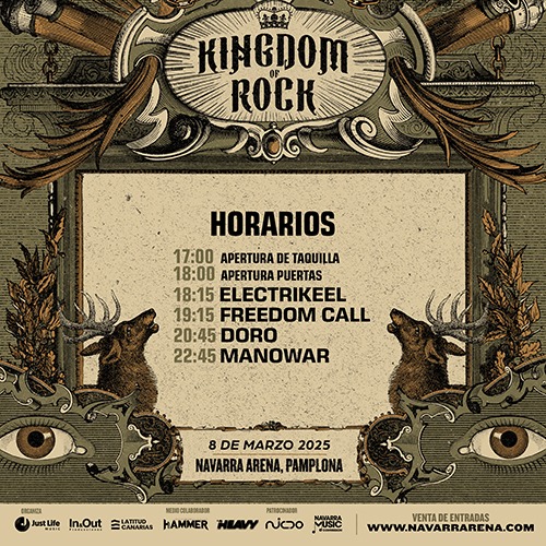Horarios del Kingdom of Rock en Pamplona