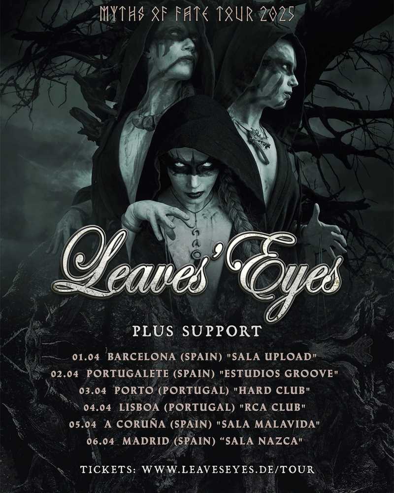Esta semana arranca el “Myths Of Fate European Tour 2025” de Leaves’ Eyes